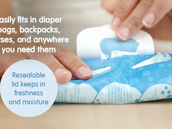 Resealable lid keeps in freshness and moisure