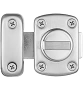 JQK Gate Rotate Bolt Latch, 304 Stainless Steel Safety Door Slide Lock Security, Rustless Brushed...