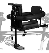 Zacro Kids Bike Seat Front Mounted with Handlebar & Guardrail, Child Bike Seat with Foot Pedals, ...