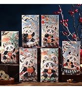 BAIWOVIS Chinese New Year Red Envelopes, 6 Pack Traditional Lunar New Year Money Packets, Hongbao...