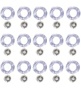 Starry String Fairy Lights 3 Flashing Mode Firefly Lights with Timer,20 Micro LED on 7.2feet/2m S...