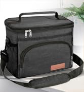 ExtraCharm Insulated Lunch Bag for Women/Men - Reusable Lunch Box for Office Picnic Hiking Beach ...