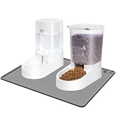 Marchul Dog Feeder and Water Dispenser, Automatic Gravity Dog Food Dispenser, Pet Food Dispenser ...