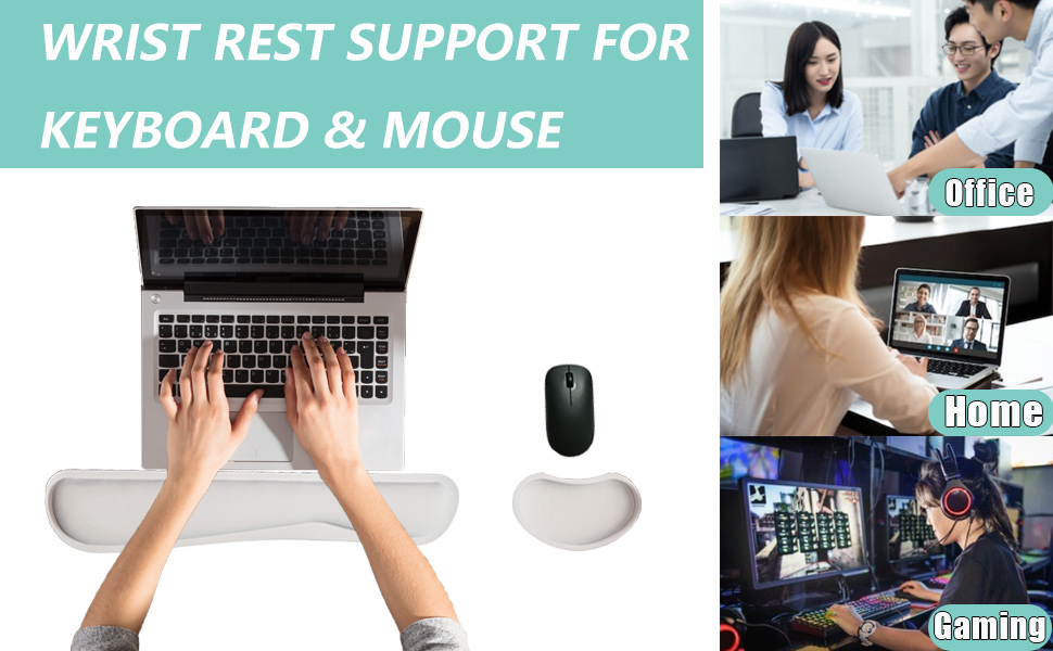 Keyboard Wrist Rest Mouse Wrist Support Set
