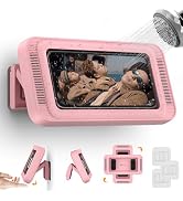 Mistriddle Waterproof Shower Phone Holder, Enhanced Sound Quality | Bathroom, Shower, Bathtub, Mi...