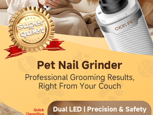 Quiet Electric Dog Nail Trimmer