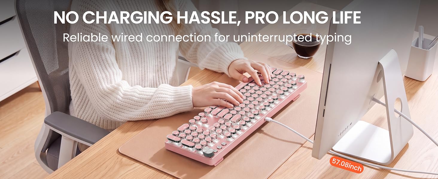 Retro Typewriter Keyboard