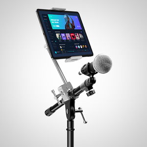tablet holder for mic stand