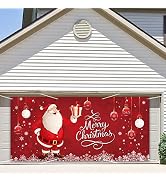 Christmas Holiday Garage Door Banner Cover Large 2022 Christmas Backdrop Wall Decoration Large Sa...
