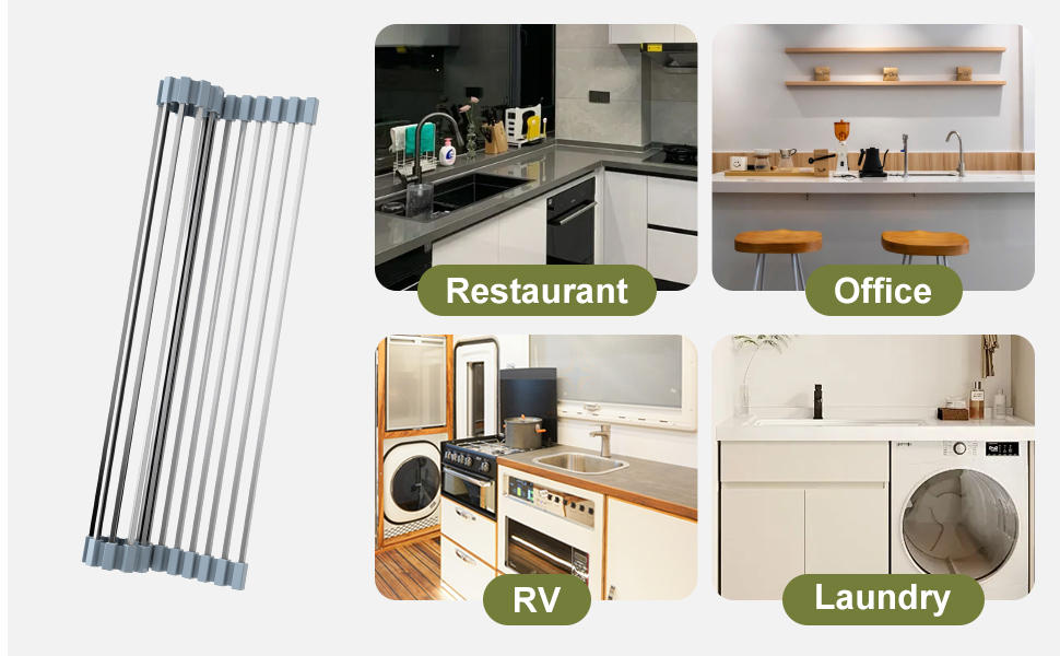 Roll Up Dish Drying Rack
