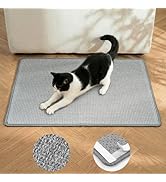 Conlun Cat Scratcher Mat,Natural Sisal Cat Scratch Pad,Horizontal Floor Cat Scratching Pads Rug f...