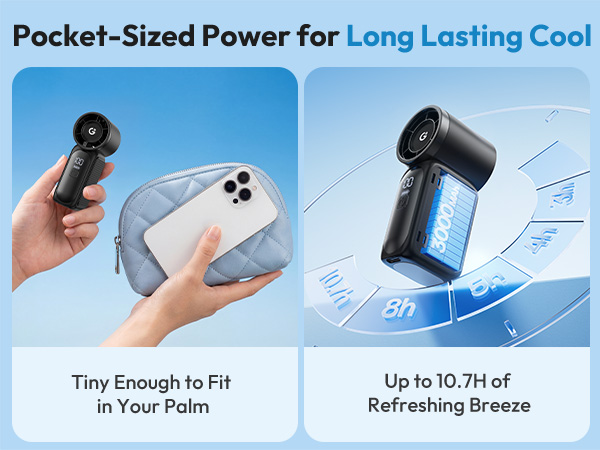 Gaiatop Portable Handheld Mini Fan