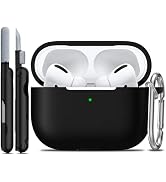 R-fun for AirPods Pro 2 Case, Soft Silicone Protective Cover with Cleaning Kit & Keychain, Suppor...