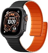 SNBLK Magnetic Band Compatible with Apple Watch Bands for Men 44mm 45mm 46mm 49mm 42mm 41mm 40mm ...