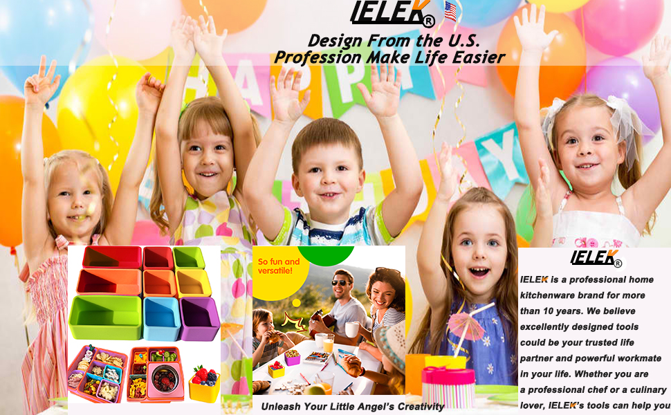 Silicone Bento Lunch Box Dividers