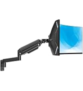 MOUNT PRO Monitor Wall Mount for 22"-49" Ultrawide Flat & Curved Screens, Heavy Duty Single Wall ...