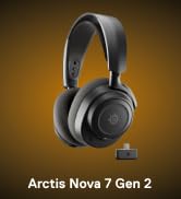 SteelSeries Arctis Nova 7 Wireless Gen 2 Gaming Headset - Black | Real-Time App Control, 50+ HR P...