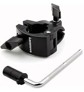 Leconova Electronic Drum 4-Way Clamp + L-Bracket Kit - 38mm to 22mm Adapter for Roland/Yamaha/Ale...