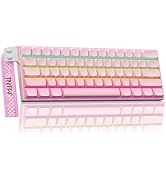 Aula MINI60 HE PRO Wireless Gaming Keyboard 60%,Hall Effect Rapid Trigger Magnetic Keyboard,8000H...