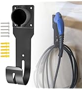 Anina EV Charger Holder for SEA J1772 Connector J Hook Car Nozzle Holster Dock Wall Mount Electri...