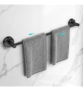 Adjustable Suction Cup Towel Bar for Bathroom Wall,14.6Inch~24 Inch Towel Racks for Bathroom,Stai...