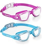Vorshape Swim Goggles 2 Pack Anti Fog Swimming Goggles, No Leaking UV Protection Pool Goggles for...