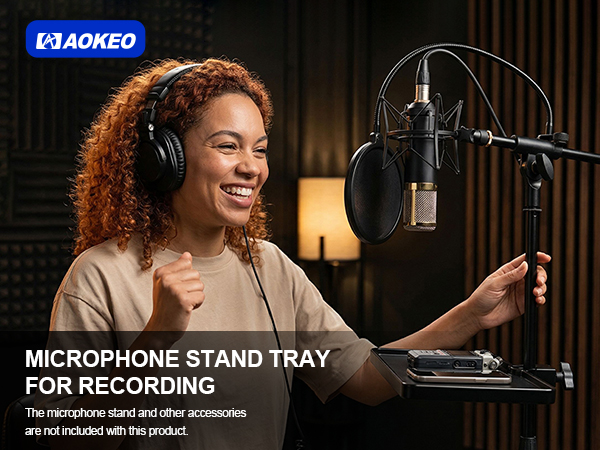 Microphone Stand Tray
