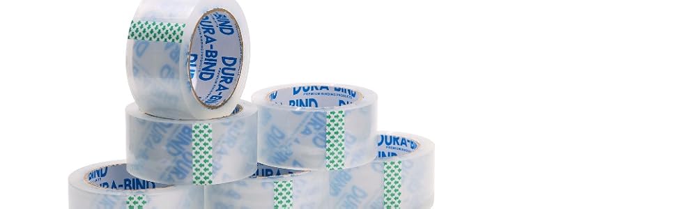 Heavy duty transparent tape for warehouse and office use