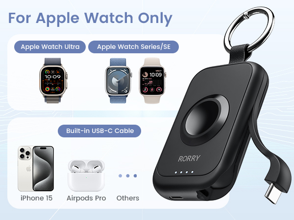 wireless for apple watch charger magnetic for iwatch power bank