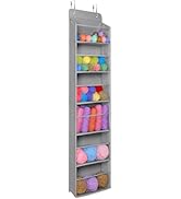 Univivi Yarn Storage Organizer - 6 Compartment Hanging Knitting & Crochet Supplies Organizer for ...