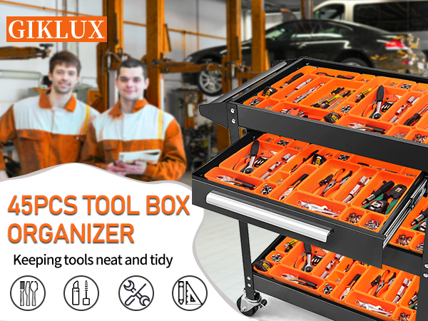 Giklux Tool Box Drawer Organizer