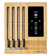 MEATER Block: Wireless Smart Meat Thermometer - 4 Probes, Long Range - for BBQ, Oven, Grill, Kitc...