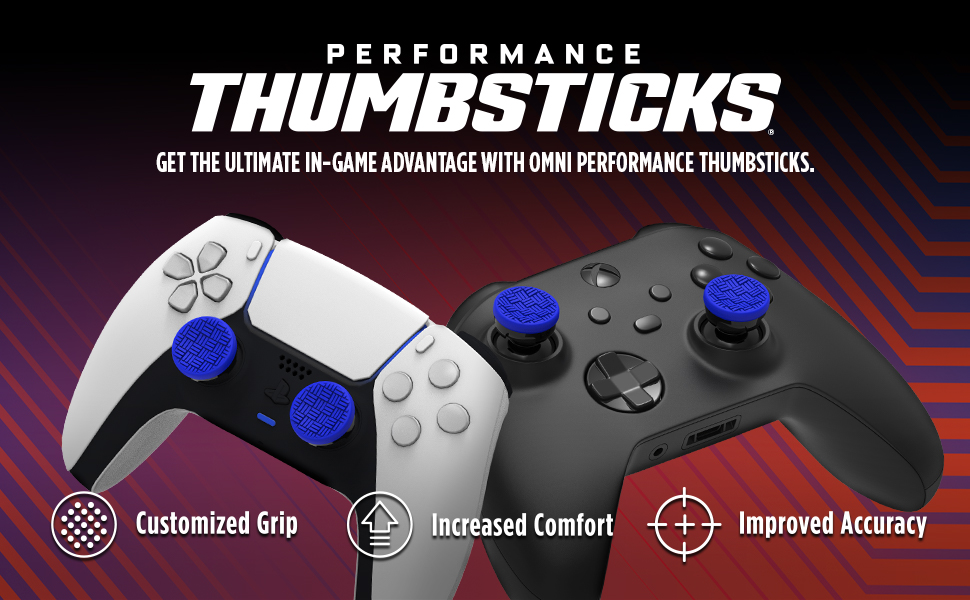 Get the ultimate in game advantage with omni performance thumbsticks great for rocket league