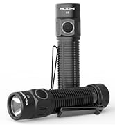 MIJOMI E8 Compact Size Rechargeable Flashlight, 2000 Lumen with 6 Modes, Waterproof and Drop Resi...