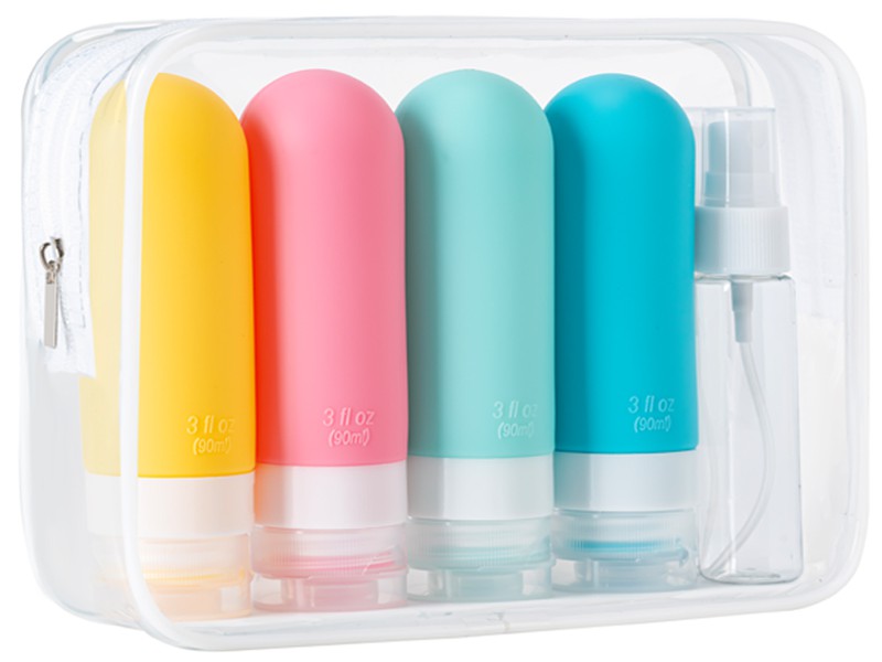Travel Bottles for Toiletries,Tsa Approved 3oz Portable Travel Bottles,BPAFree Leak Proof Squeezable
