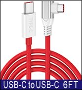 6.6FT SUPERVOOC USB-C to USB-C Cable for OnePlus 10T 5G 9 Pro 8T, Type C Warp Charge Dash Charger...