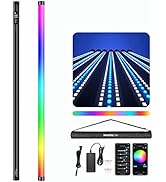 Mettlelite TLX4 RGB Tube Light LED Full Color Video Light with APP DMX Control 4 ft 2800K-8000K C...