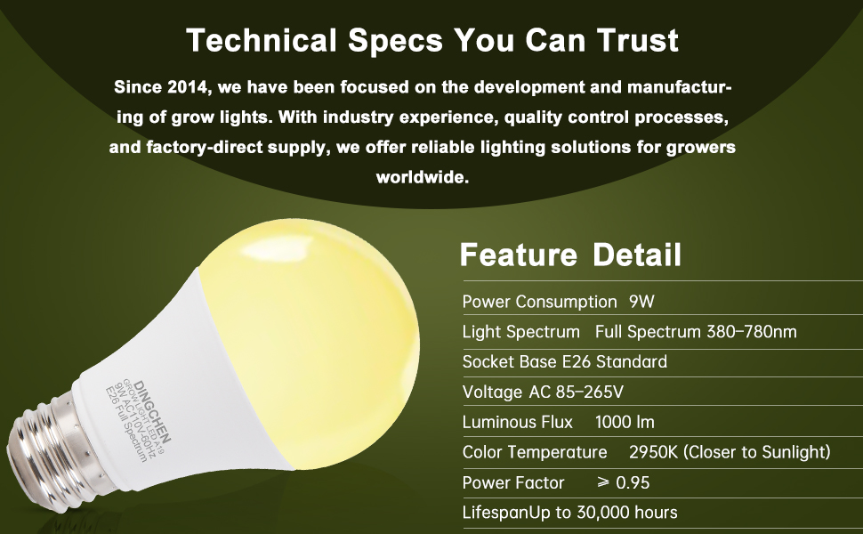 grow light bulb