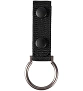 TACNEX D/C Cell Flashlight Holder Side Handle Baton Carry Metal Ring Tactical Torch Carrier Snaps...
