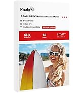 Koala Heavyweight Inkjet Printer Paper for Printing Greeting Card, Paper Placemat, Craft Projects...