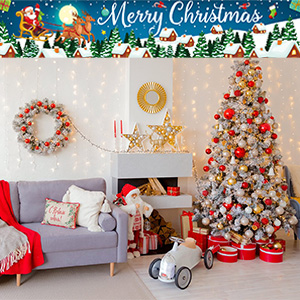 Christmas banner decoration