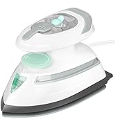 BEAUTURAL Mini Travel Steam Iron for Clothes with Dual Voltage, Temperature Control, Non-Stick So...