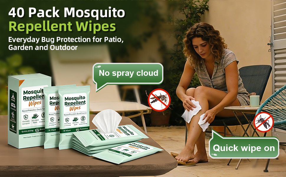 mosquito repellent wipes mosquito bugs insects ticks repellent outdoor