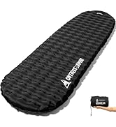 ONETIGRIS Ultralight Sleeping Pad, R Value 3.5 Insulated Backpacking Sleeping Pad, Inflatable Cam...
