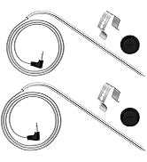 2-Pack Replacement Parts for Masterbuilt Meat Temperature Probe with Grill Clips and Probe Gromme...