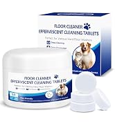 ZORAST Floor Cleaning Solution, 50PCS Pet-Safe Formula Cleaner Tablets Compatible with Tineco Vac...
