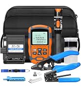 BAOSHLA Fiber Termination Kit FTTH cold connection Tool Kits with Optical Power Meter with RJ45 N...