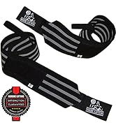Nordic Lifting Wrist Wraps Super Heavy Duty (1 Pair/2 Wraps) 24" Support for Weight Lifting | Pow...