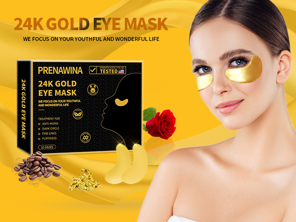 Under eye mask dark circles and puffiness puffy eyes treatment gold eye patches for puffy eyes bags