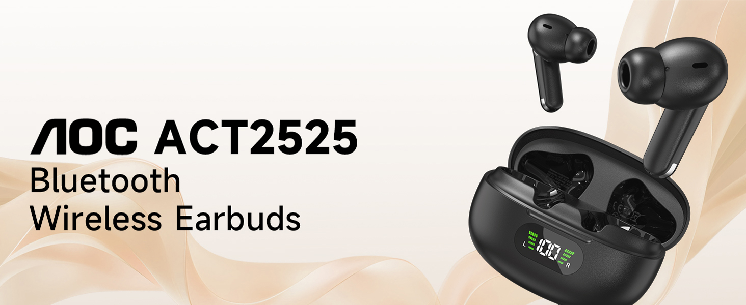 AOC ACT2525 Wireless Earbuds